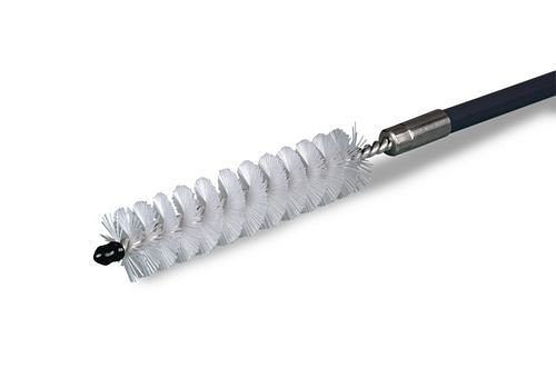 DENIOS Reinigungsbürste für Zonen-Sammler, PVC/Edelstahl, Länge 600 mm, Ø 25 mm, 179473