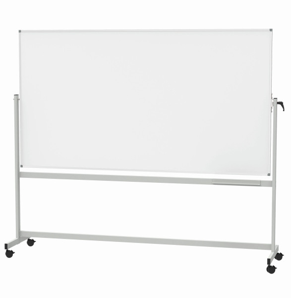 MAUL Mobiles Whiteboard MAULstandard, drehbar, Emaille, 120x220 cm, 6460684