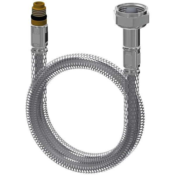 KWC Schlauch, F5, G3/8xM8x1, 380mm, DN6, Rückflussverhinderer, gerade, 2030041320