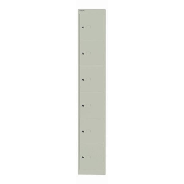 Bisley Schließfachschrank Office, 6 Fächer, Tiefe 305 mm, 665 regent, CLK126665