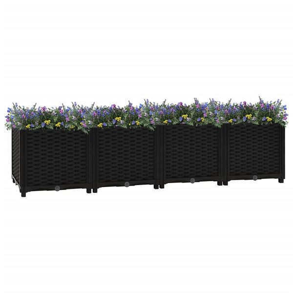 vidaXL Hochbeet 160x40x38 cm Polypropylen, 316533