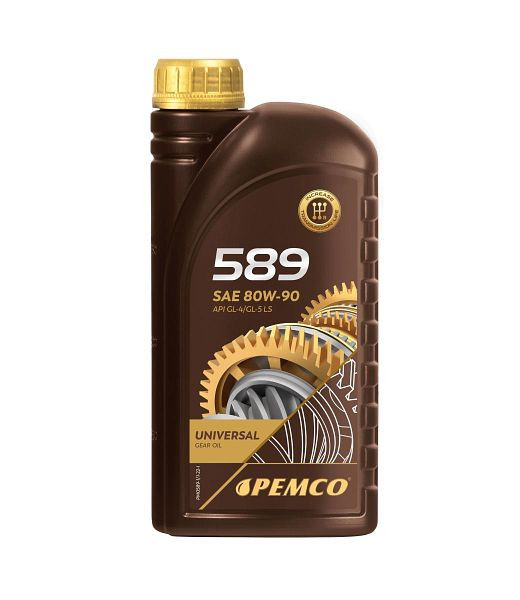 PEMCO Getriebeöl 589 80W-90 GL-5, VE: 1 l, PM0589-1