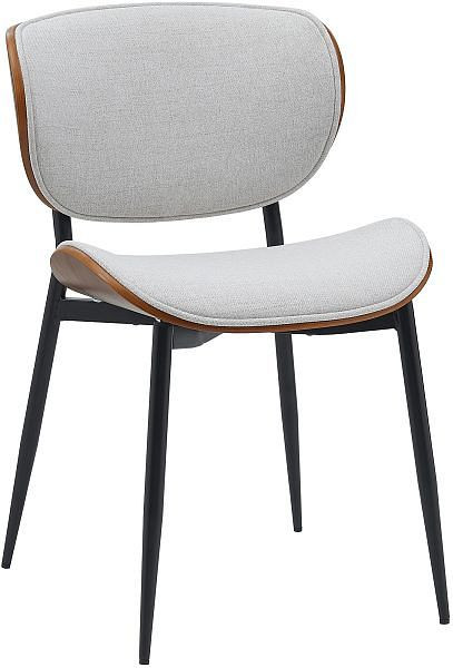 CLP Besucherstuhl Enid Stoff, walnuss/creme, 325472