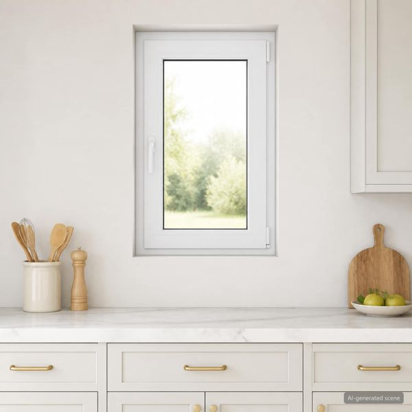 vidaXL Kellerfenster RISOR 50 x 100 cm PVC und Glas, 42047882