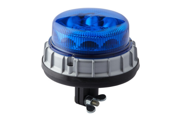 HELLA LED-Blitz-Kennleuchte, K-LED 2.0 R, 12/24V, blau, Rohrstutzen, 2XD 011 557-211