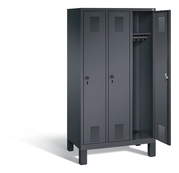 C+P Spind Evolo, H1650xB900xT500mm, Farbe: Schwarzgrau, 480106-30 S10022