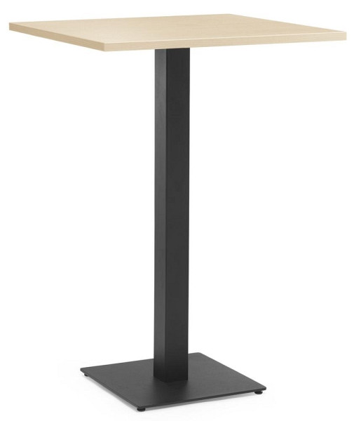 Deskin Cafeteria-/Stehtischsystem PARMA eckig, Ahorndekor, 750 x 750 x 1125 mm, 287721