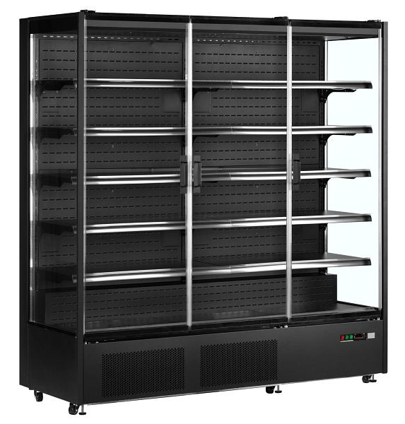 NordCap Wandkühlregal WKU 1870 schwarz, 435891870, 4063377195348