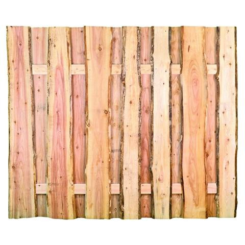 T&J JÜTLAND-Serie Lärche, 180 x 150 cm, 180 x 150 cm, Riegel 30/80 mm, Bretter sägerau 20mm mit Baumkante, 29332
