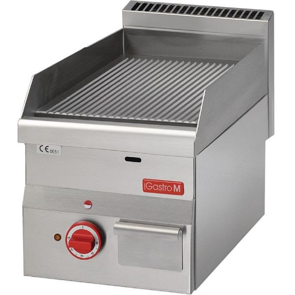 Gastro M elektrische Grillplatte 60/30FTRE, gerillt, GN022