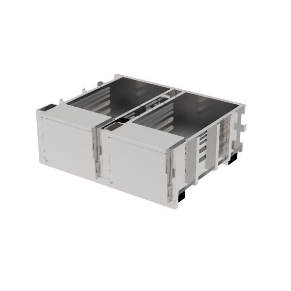 Rieber varithek® EST 2x1/1 - ohne Abdeckung, Edelstahl, 91050222