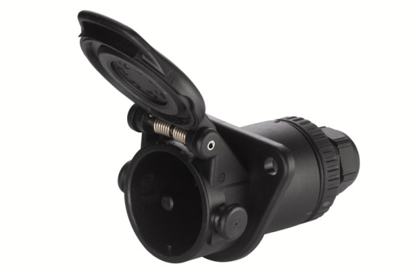 HELLA Steckdose, 12V, 7-polig, Stecker: Rundstecker, DIN/ISO: 7638-2, 8JB 011 895-001