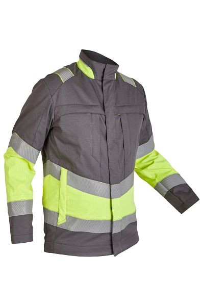 ROFA Bundjacke 4592504, Größe 46, Farbe 424-grau-leuchtgelb, 4592504-424-46