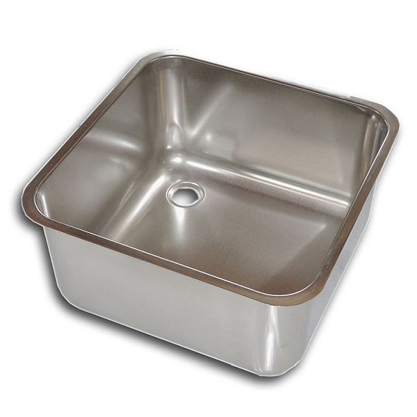 Gastro-Inox Einschweißspüle Edelstahl 500(L)x400(B)x300(T)mm, 305.326