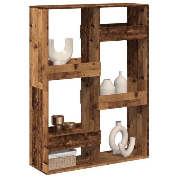 vidaXL Raumteiler Altholz-Optik 100x33x135 cm Holzwerkstoff, 3309562