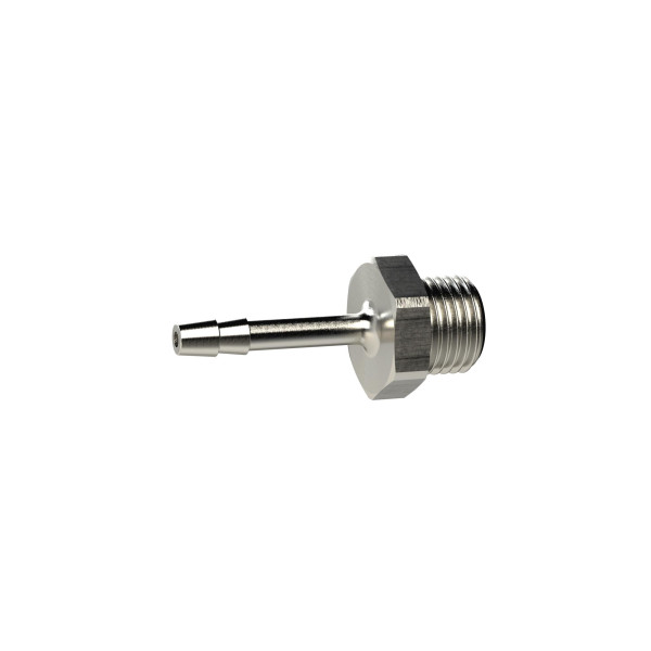 Riegler Einschraubschlauchtülle, G1/8, für Schlauch LW 10, SW 14, Messing vernickelt, 133999