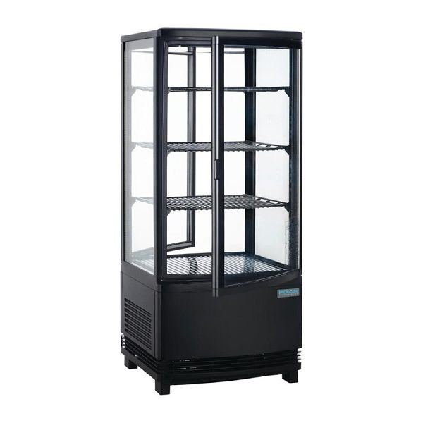 Polar Serie C Display Kühlung 86 Liter, 42,9 cm breit, schwarz, silbergrau, DP288