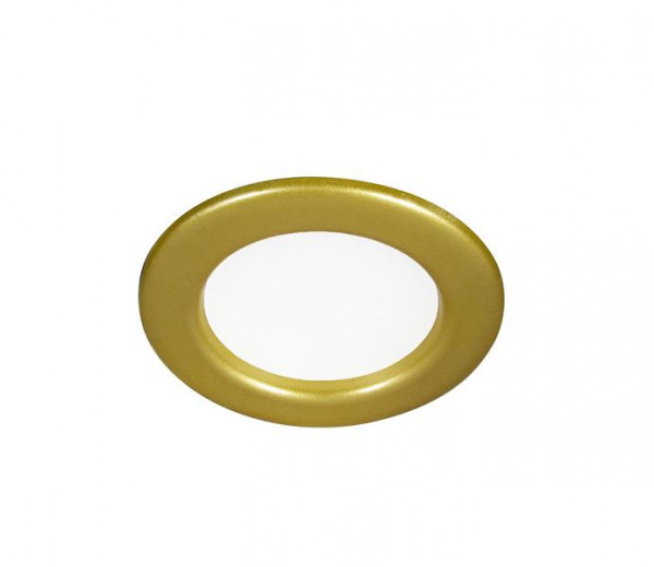 Bioledex LED Einbauleuchten, Blende rund gold Ø78mm, LEB-RUGO-813