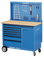 Vorschau: GEDORE Rollwerkbank 1,25 m breit mit 7 Schubladen, 1988468 Vorschau: GEDORE Rollwerkbank 1,25 m breit mit 7 Schubladen, 1988468