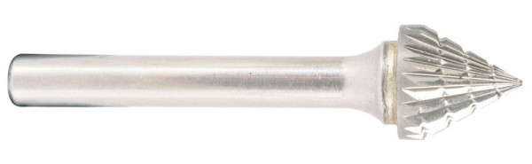 Projahn Hartmetallfräser Form J Kegel 60° d1 16.0 mm, Schaft-Durchmesser 6.0 mm Kreuzverzahnung, 700966160