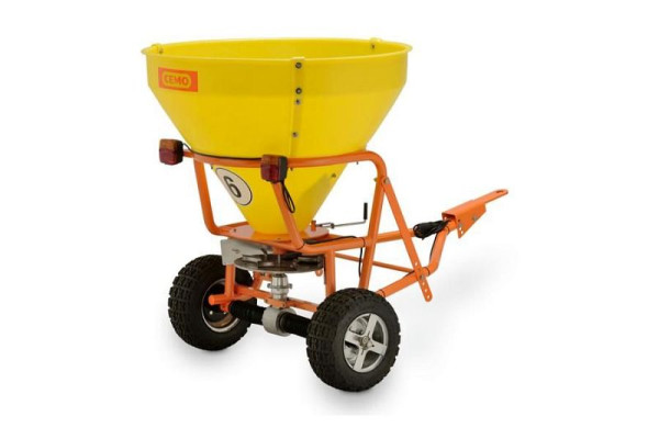 Cemo Streuwagen SW 300 für große Streuflächen, Inhalt 300 l, Streubreite bis 5 m, 10 Streustufen, Gewicht: ca 85 kg, 10206