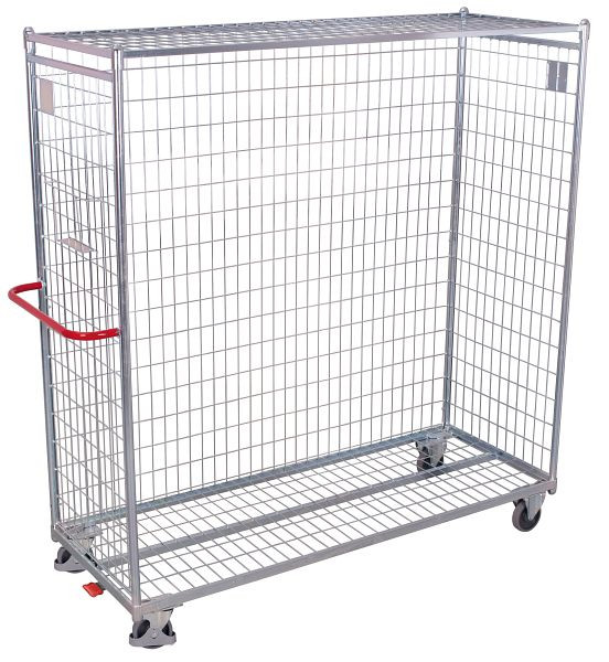 VARIOfit Kommissionierwagen, verzinkt, Ladefläche: 1.675 x 615 mm, sw-520.200