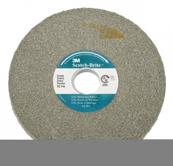 3M Scotch-Brite EXL Entgratungs-Kompaktscheibe XL-WL, 355 mm x 50,8 mm x 203 mm, 8S FIN, 7000046068