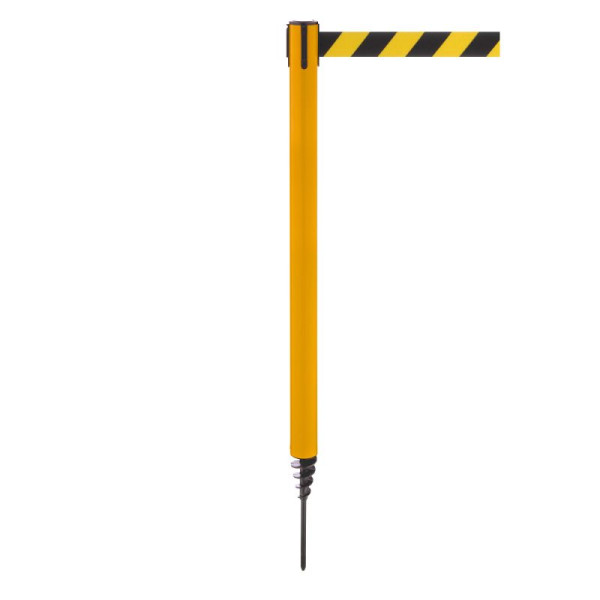 Stein HGS Personenleitsystem -P-Line Outside-, gelb, schwarz/gelb diagonal (schraffiert), mit Sicherheitsverschluss (selbstlösend), 37688-1302