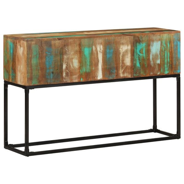 vidaXL Konsolentisch 120x30x75 cm Altholz Massiv, 320822