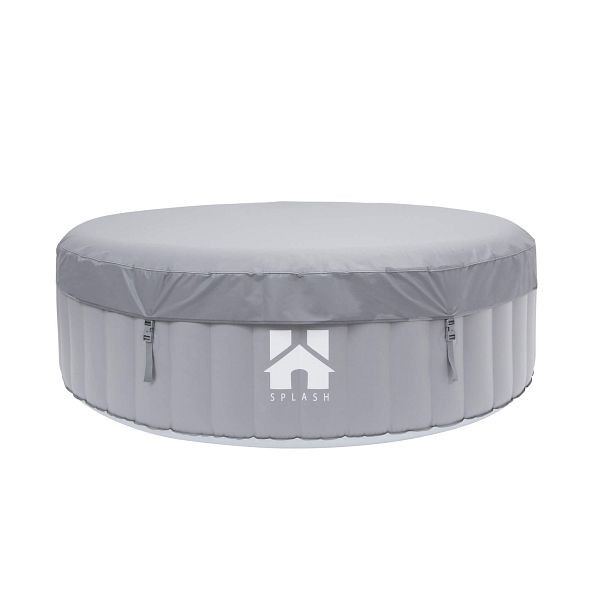 HOME DELUXE Outdoor Whirlpool SPLASH Uni - Grau - 6 Personen, 32309