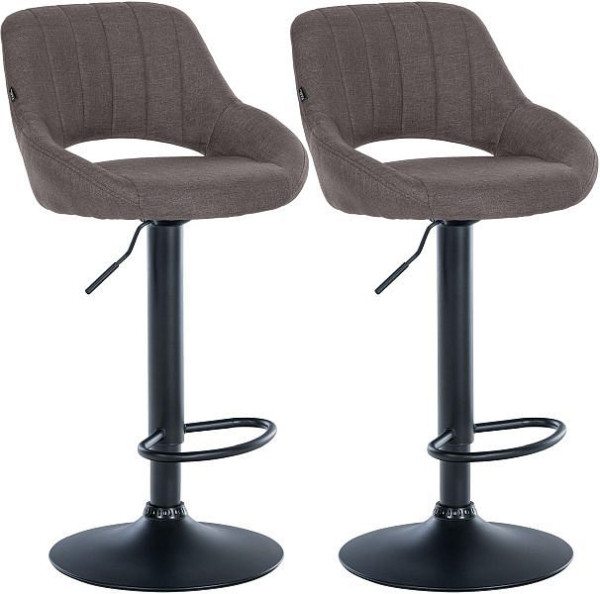 CLP Barhocker Milet Stoff B, dunkelgrau, VE: 2 Stück, 324410
