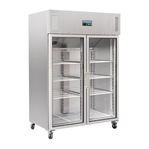 Polar Gastro Kühlvitrine 2-türig 1200L, CW198