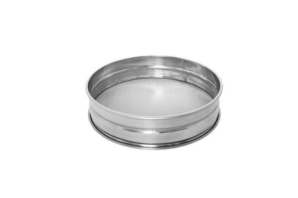 Schneider Mehl- und Zuckersieb aus Edelstahl, Ø 220 mm, Höhe: 55 mm, Maschenweite 0,45mm, 199210