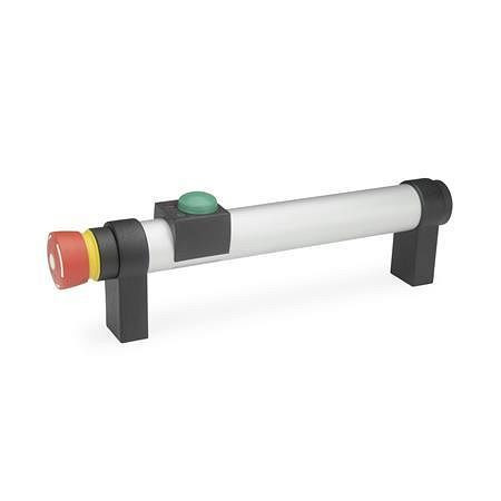 Ganter Rohrgriffe mit elektrischer Schaltfunktion (GN 331-200-SW-T2-2), 331-200-SW-T2-2