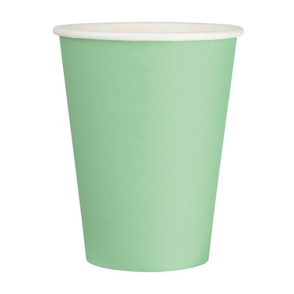 Fiesta Einwandige Heißgetränkebecher türkis 340ml, VE: 1000 Stück, GP404