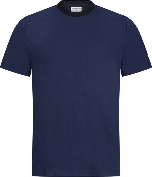SafeGuard ESD-T-Shirt, rundhals, navyblau/schwarz 150 g/qm, Größe 3XL, DSWL44406