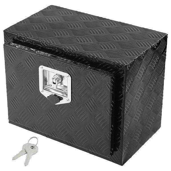 VEVOR Unterboden-Werkzeugkasten Lkw Werkzeugbox Anhängerbox 46x32x36cm Schwarz, CDKCGJX218120ZEXAV0