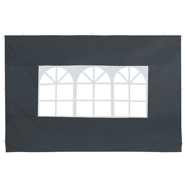 DEUBA Seitenwände Faltpavillon 2er-Set Anthrazit 3x2m, 107097