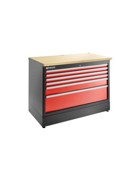 Facom JLS3 DOPPELUNTERSCHRANK 6 SCHUBLADEN ROT, JLS3-MBD6T