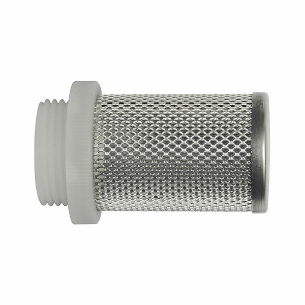 Riegler Saugkorb für Rückschlagventile, G 3/8, Edelstahl 1.4301 / Kunststoff, 134045