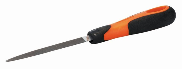 Bahco Dreikantfeile mit Heft, 100x6,2 mm, Hieb 2, 1-170-04-2-2