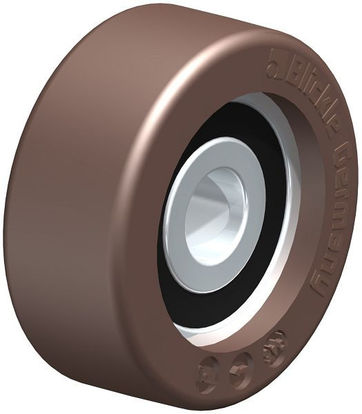 Blickle FPU 25x10/6-6K Rad aus Blickle Besthane®, Braun, 757447