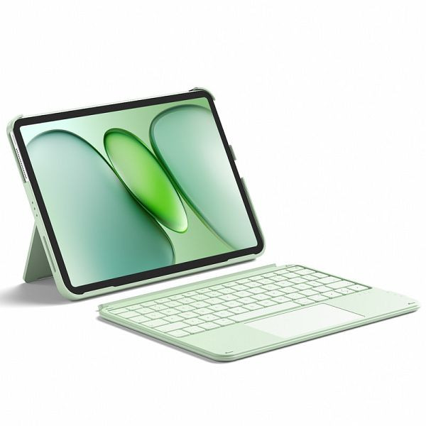 inateck Tastatur für iPad 11" (A16 2025), iPad 10, iPad Air 11" M4/M3/M2, iPad Air 5/4, iPad Pro 11" 4/3/2/1, QWERTZ, Acetouch, grün, KB04122_green