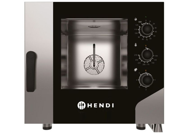 Hendi Konvektionsdampfgarer, CONTROL 5x GN 1/1 400V 7800W, 229583