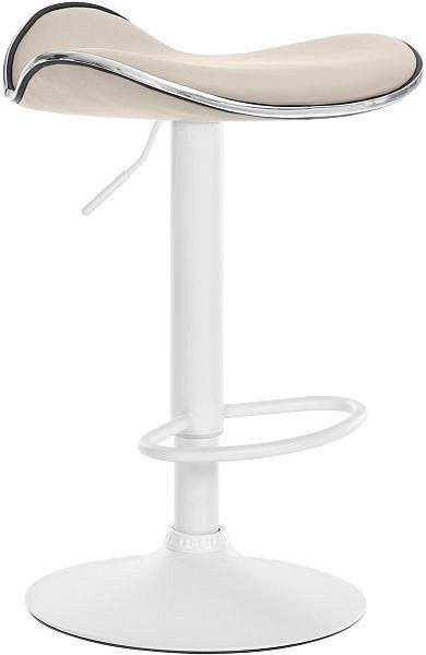 CLP Barhocker Shanghai Kunstleder weiß, creme, 323787