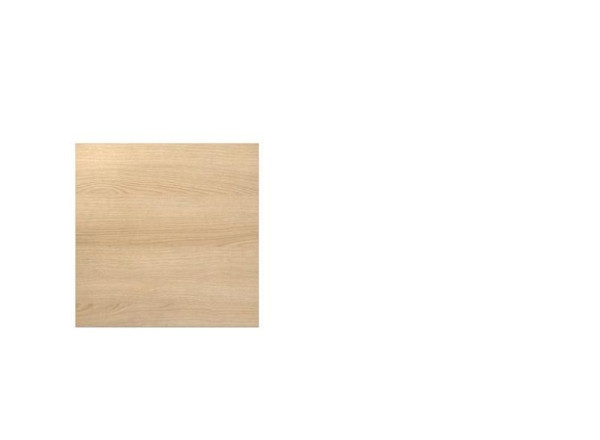 Hammerbacher Tischplatte 80x80cm mit Systembohrung Eiche, Rechteckform, VKP08/E