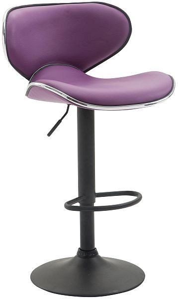 CLP Barhocker Las Vegas V2 schwarz, lila, 315580, 4251756431112