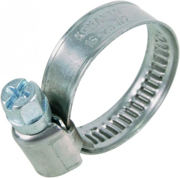 GEKA-Schlauchschelle "W2", 32-50 mm x 9mm breit DIN 3017, VE: 50 Stück, 79.8407