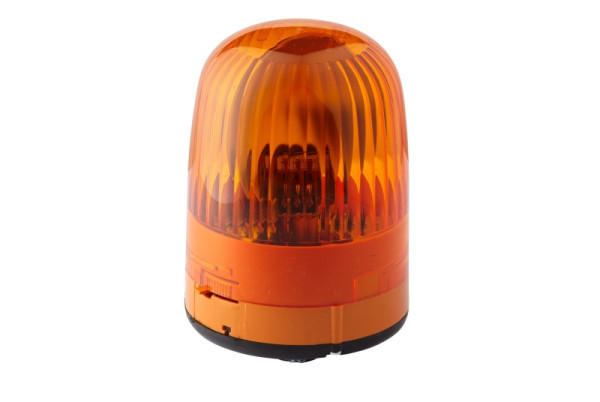 HELLA Halogen-Rundumkennleuchte, KL Junior, 12/24V, gelb, Rohrstutzen, Höhe 206 mm, 2RL 007 553-021