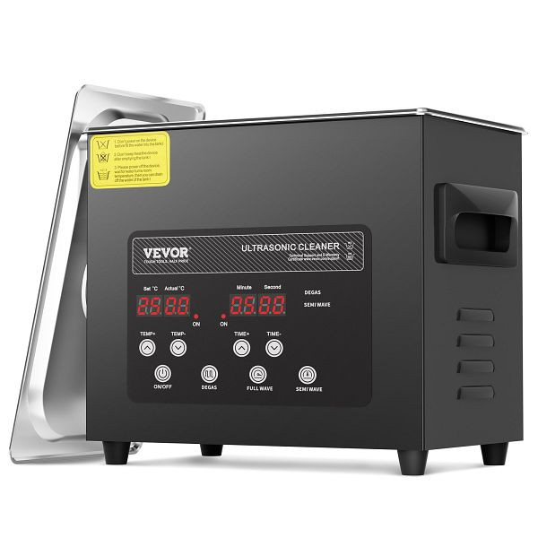 VEVOR Ultraschallreiniger 3L Reinigungsmaschine mit Timer Heizung & Korb, 120W, SGLTQCSBQXJ3023WZV2